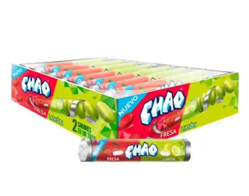 Menta Chao Tubo Fresa/limon X12