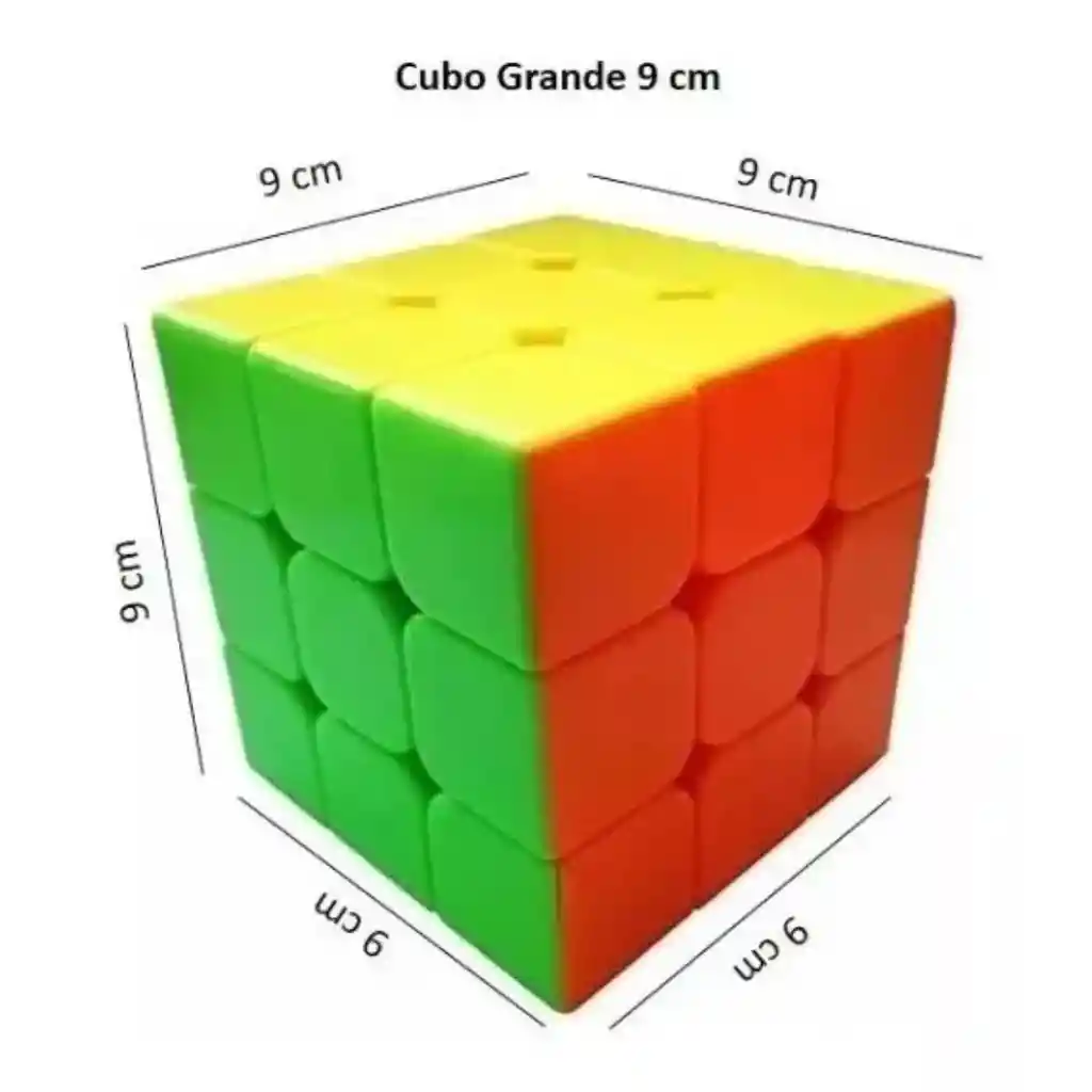 Cubo Rubik 3x3x3 9cm Destreza Habilidad Magico Rompecabezas