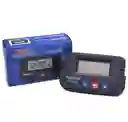 Reloj Con Calendario Alarma Y Cronometro Para Auto, Oficina Y Hogar (color Negro)