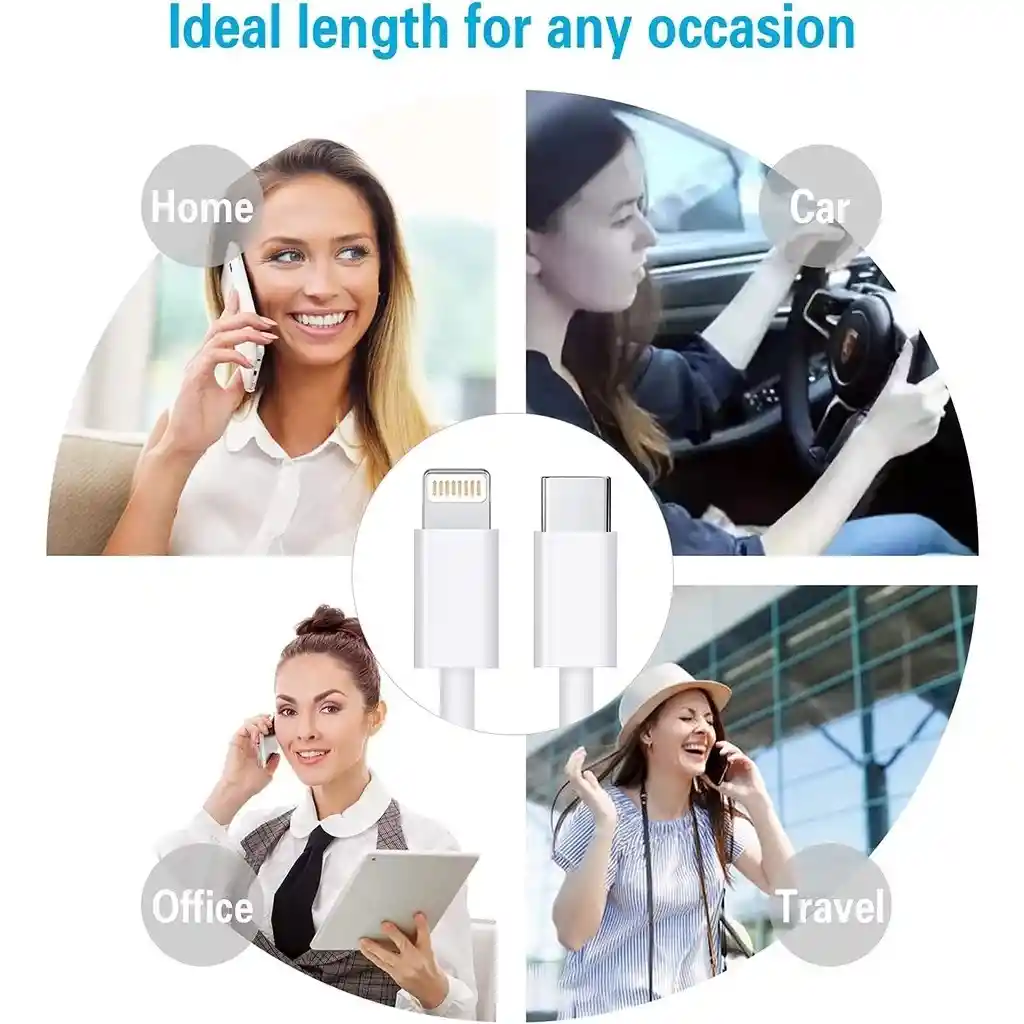 Cable Iphone Lightning Tipo Usb 1m