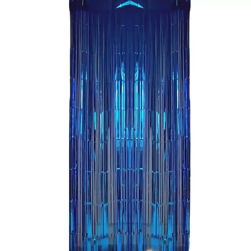 Cortina Para Cumpleaños Azul