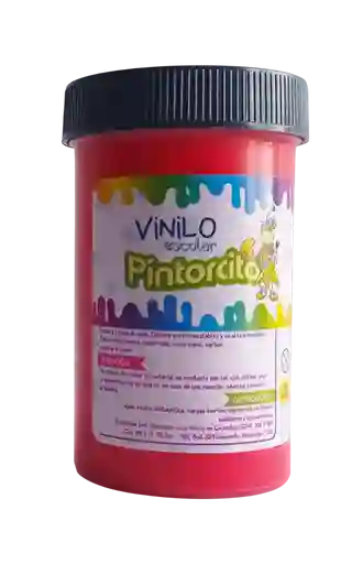 Pintura Vinilo Escolar Rojo Pintorcito 145g