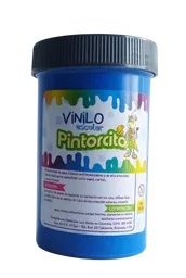 Pintura Vinilo Escolar Azul Pintorcito 145g
