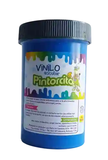 Pintura Vinilo Escolar Azul Pintorcito 145g