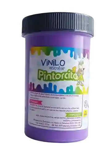 Pintura Vinilo Escolar Morado Pintorcito 145g