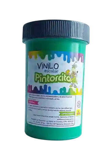 Pintura Vinilo Escolar Verde Pintorcito 145g