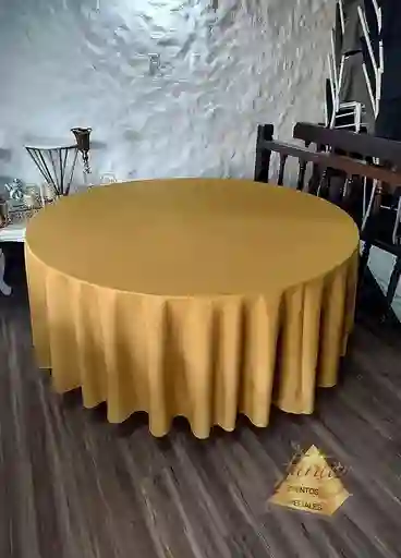 Mantel De Cumpleaños Dorado