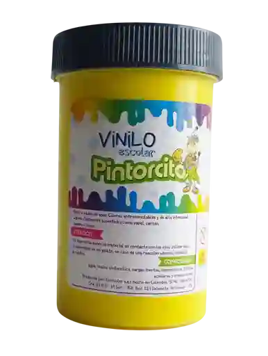 Pintura Vinilo Escolar Amarillo Pintorcito 145g