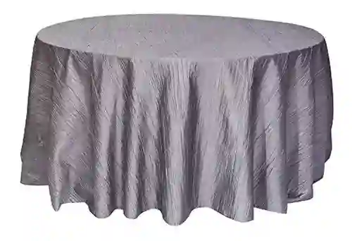 Mantel Para Cumpleaños Plateado