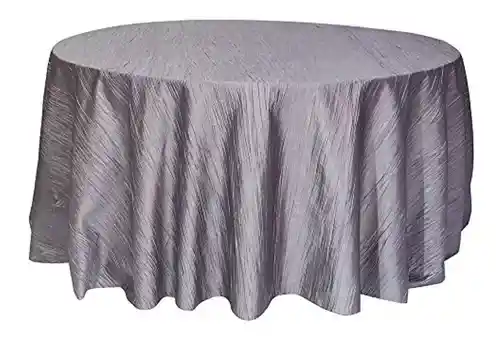 Mantel Para Cumpleaños Plateado