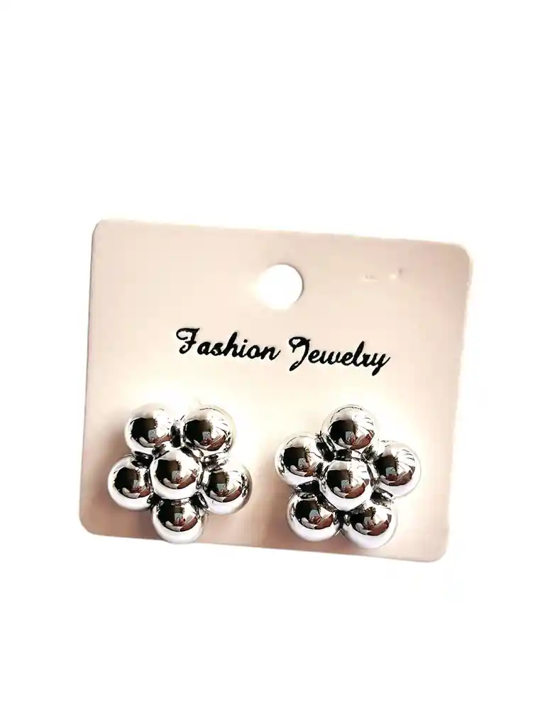 Arete Margarita Chunky Plateado