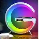 Lampara Bocina Bluetooth Cargador Inalámbrico Mesa Reloj