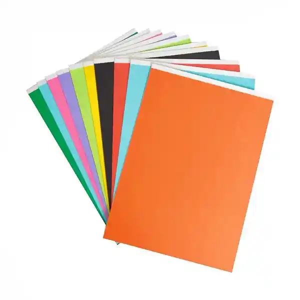Carton Paja De Colores Surtidos En 1/8
