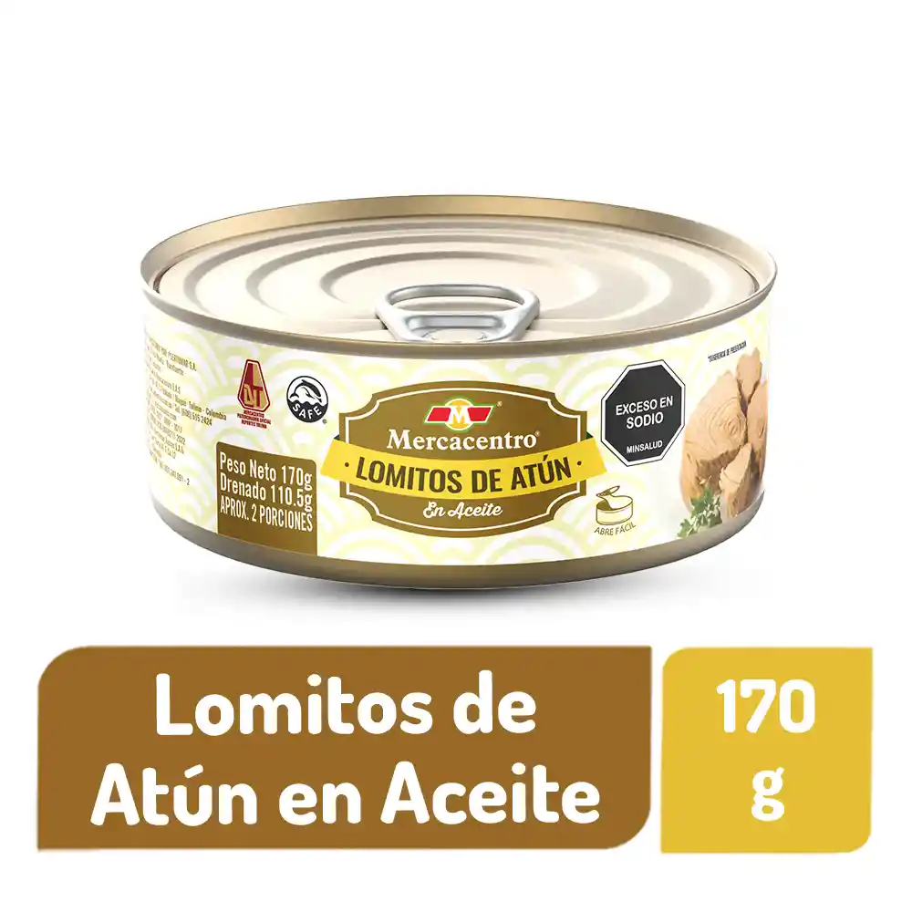 Atún Mercacentro Aceite 170 G