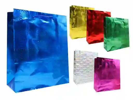 Bolsa Regalo Holografica Xl Hombre