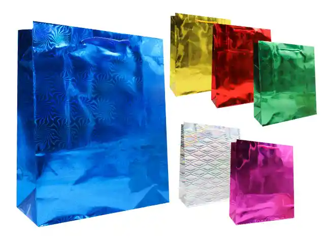 Bolsa Regalo Holografica Xl Hombre