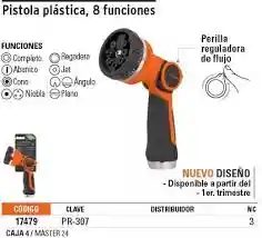 Pistola Para Riego De 8 Funciones Truper