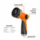 Pistola Para Riego De 8 Funciones Truper