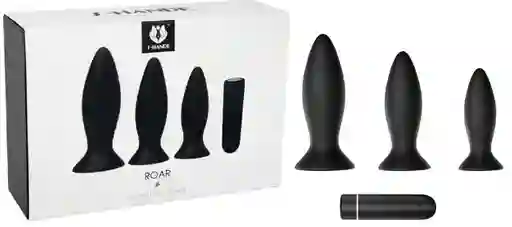 Kit Plugs Anales Vibradores Roar