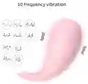 Vibrador Inalámbrico Ballena Recargable Rosado