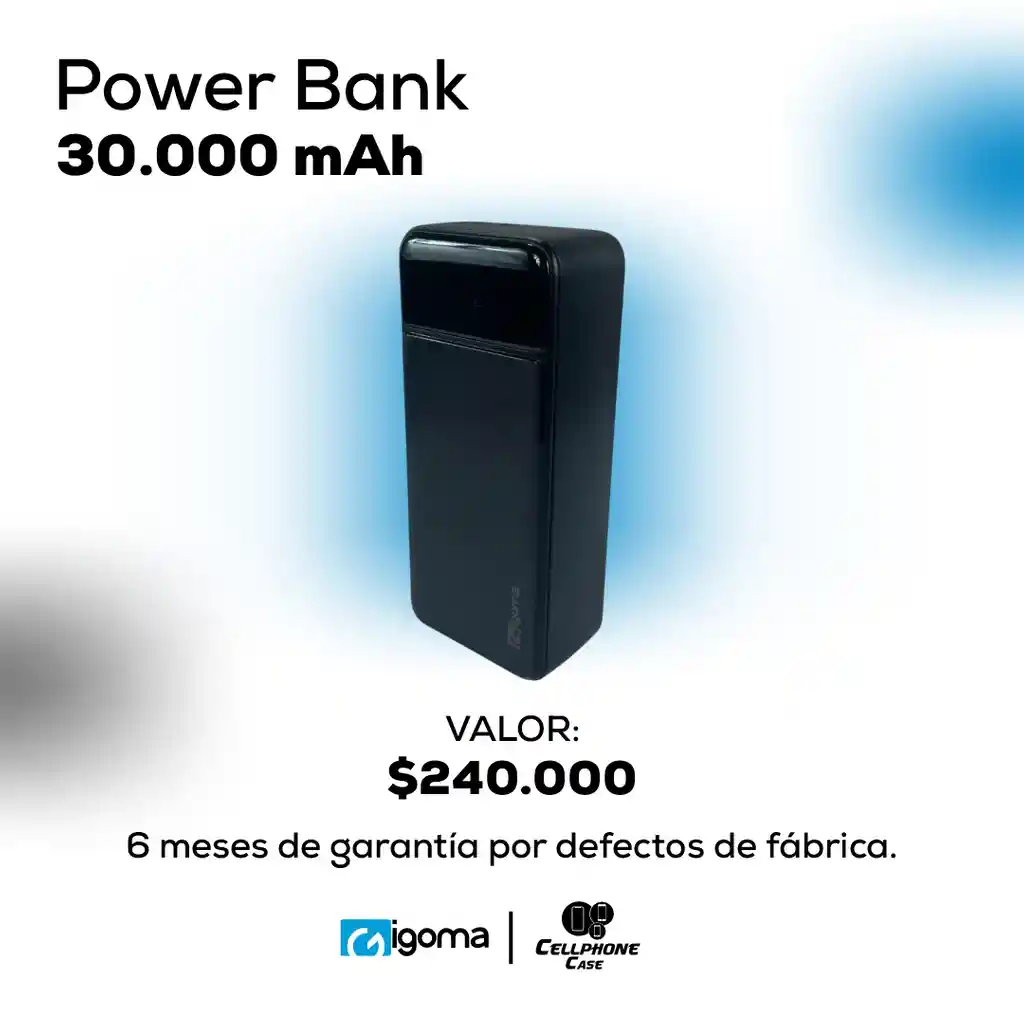 Power Bank 30.000 Mah