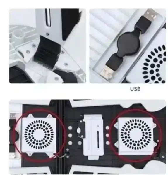 Mesa Portátil Para Computador Usb Porta Vasos