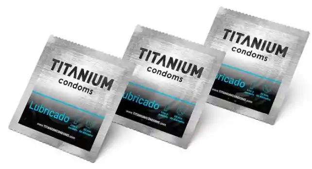 Condones Titanium Lubricado X 3