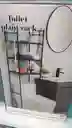 Mueble Organizador De Baño 3nvl Color Blanco