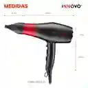 Secador Profesional Con 3 Boquillas 1500w Cable Extra Largo Alta Potencia Calor Y Frio Hair Dryer Innovo Vgr 462