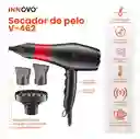 Secador Profesional Con 3 Boquillas 1500w Cable Extra Largo Alta Potencia Calor Y Frio Hair Dryer Innovo Vgr 462