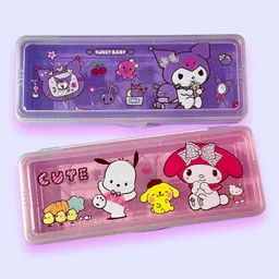 Cartuchera Plástica Con División Interna Sanrio