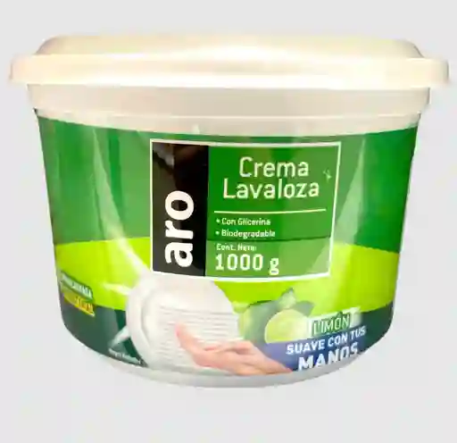 Crema Lavaloza Aro Limon Antibacterial 1000g