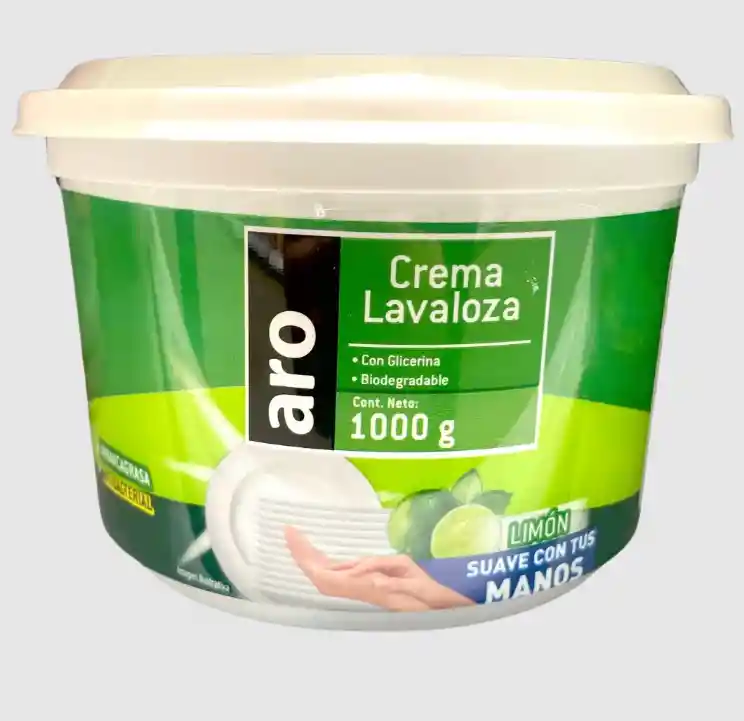 Crema Lavaloza Aro Limon Antibacterial 1000g