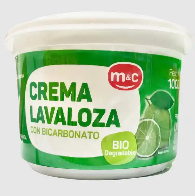 Crema Lavaloza Mc Limon Bicarbonato 1000g