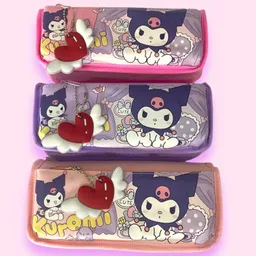 Cartuchera Doble Compartimento Kuromi