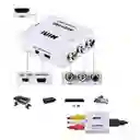 Convertidor Adaptador Rca A Hdmi Av2hdm 1080p Hdtv