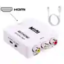 Convertidor Adaptador Rca A Hdmi Av2hdm 1080p Hdtv