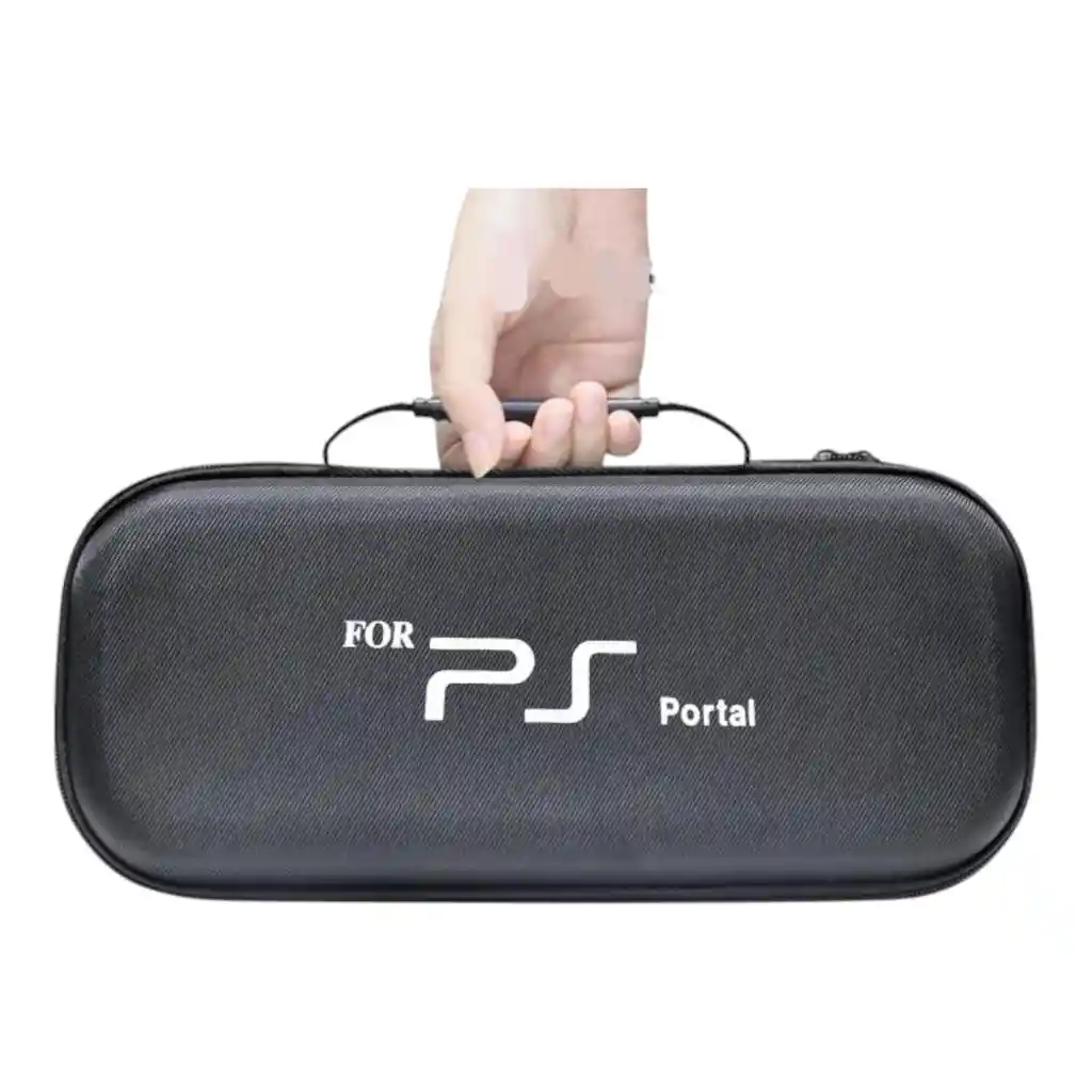Estuche Rigido Protector Para Ps Portal Alta Proteccion Negro