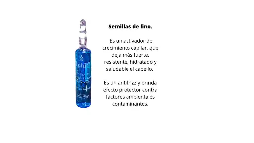 Ampolleta Tratamiento Semillas De Lino Lehit