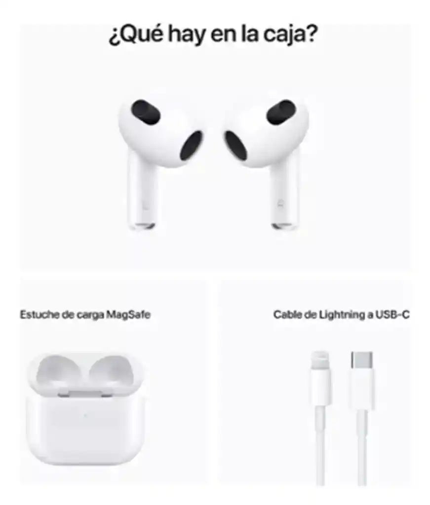 Audífonos Inalámbricos Bt, Bluetooth Air 3, Full Calidad