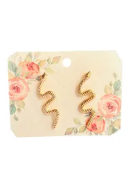 Arete Serpiente Dorada