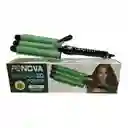 Pinza Onduladora Rizadora Para Cabello En Bucle 3 Tubos Aguacate