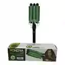 Pinza Onduladora Rizadora Para Cabello En Bucle 3 Tubos Aguacate