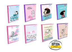 Cuaderno Cuadriculado Cosido Niña 50 Hojas Pasta Dura