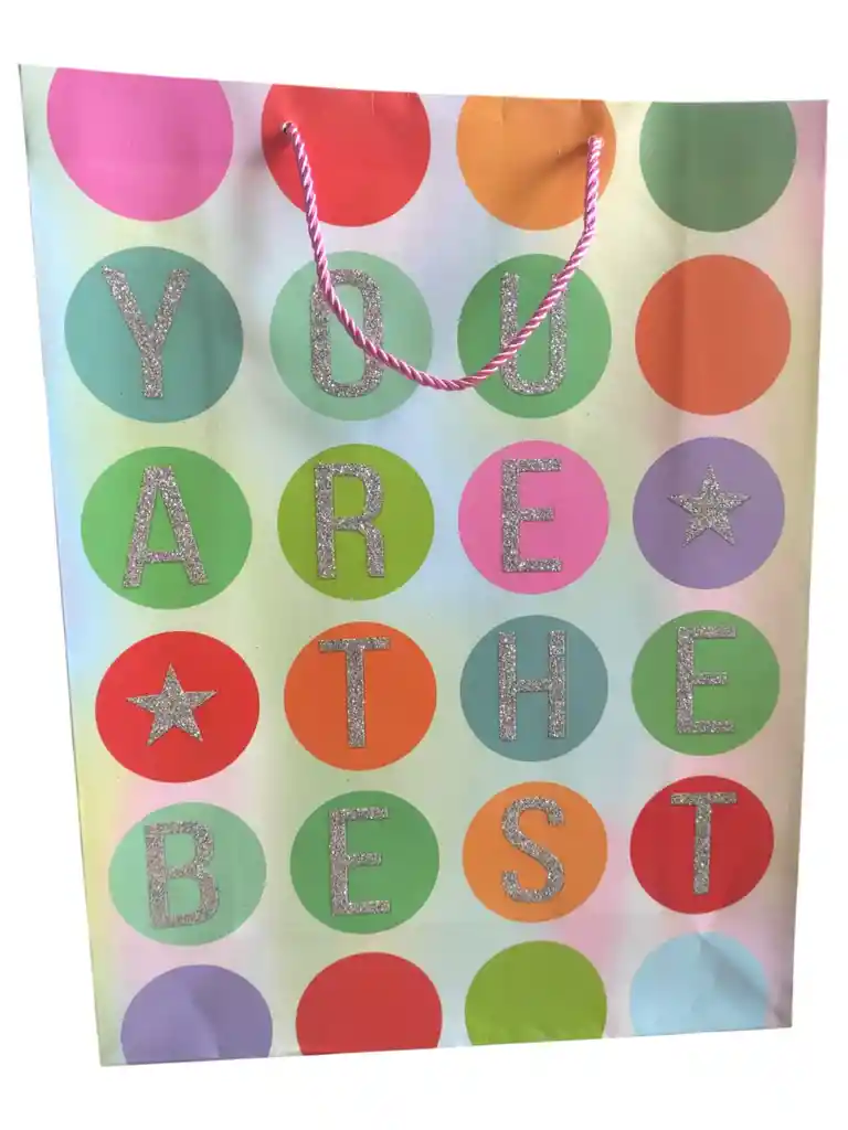 Bolsas Grandes Para Regalos Cumpleaños Happy Birthday Fiestas Colores Pastel X4 Und