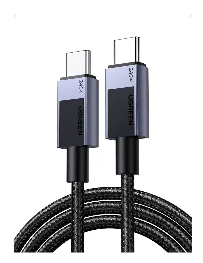 Cable Ugreen Usb-c A Usb-c Carga Rápida Pd De 240w (45068)