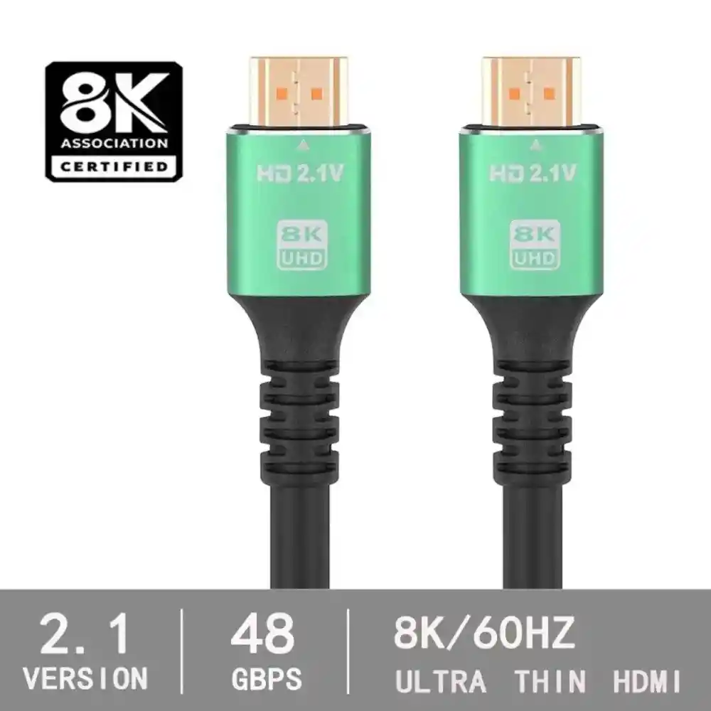 Cable Hdmi 8k 5 Metros Hdtv Cable Hdmi 2.1 Alta Velocidad