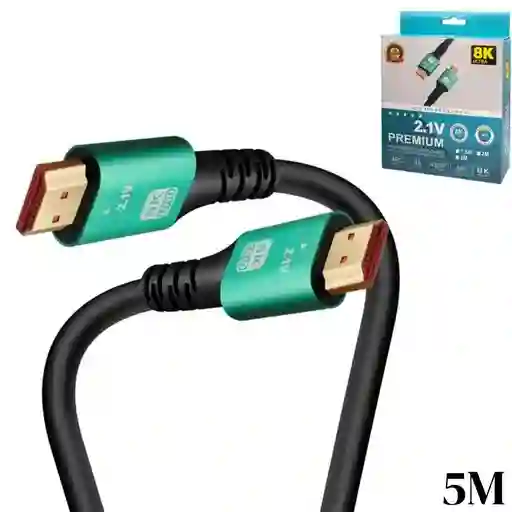 Cable Hdmi 8k 5 Metros Hdtv Cable Hdmi 2.1 Alta Velocidad