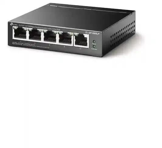 Switch Tp-link Tl-sf1005lp 5 Puertos 10/100 4 Poe Metálico