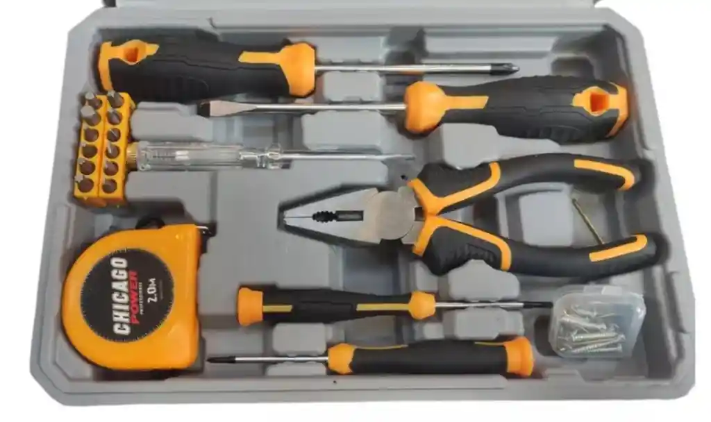 Juego De Herramientas Manuales X 59 Piezas Kit Multi Usos.